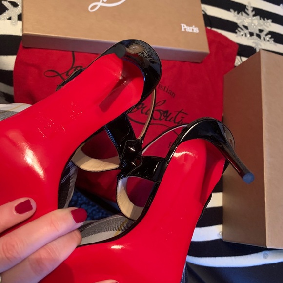 BN Sova Heel in Black Patent - Picture 7 of 7